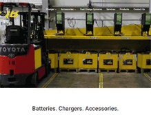 Tablet Screenshot of industrialbatteryinc.com